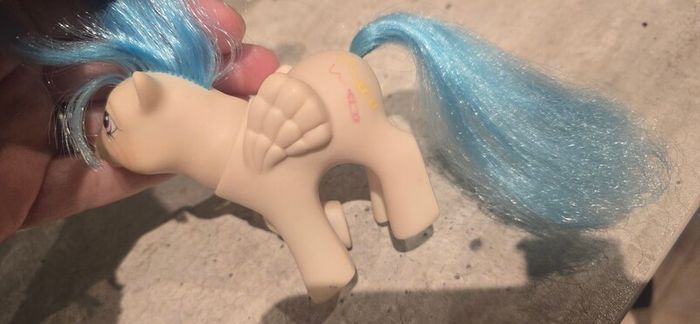 Baby Graffiti (2) Peek-a-Boo Babies Ponies HTF MLP G1 My Little Pony Hasbro