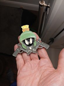 Vintage Marvin the Martian Belt Buckle .2011 Loony ToonsY2K fashion