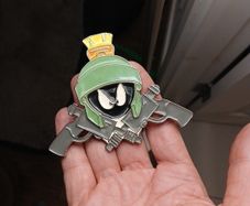 Vintage Marvin the Martian Belt Buckle .2011 Loony ToonsY2K fashion