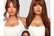 Clip in Fringe hair topper