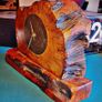 Old Irish bog oak mantle clock Image 2