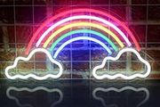 Rainbow LED Neon Light Sign USB Powered 40 x 20cm with Switch Acrylic Neon Wall Light Signs for Bedroom,Living Room,Teen Boys &amp; Grils Game Room Decor (FREE POSTAGE)
