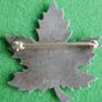 Vintage Bond Boyd Sterling Silver Pin Brooch Maple Leaf 3,9g Image 5