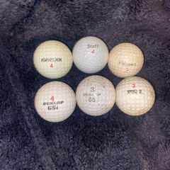 Collection of vintage golf balls (6)