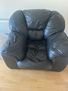 Free black couch