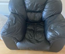 Free black couch