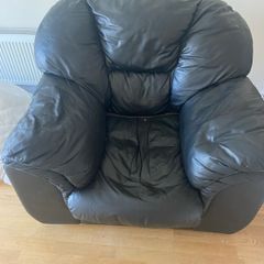 Free black couch