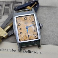 Antique Ww1Period Swiss made Watch Working but needs a Restoration