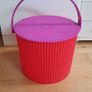Circular storage box with handle Image 6