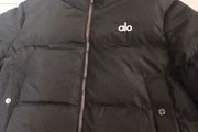 alo crop puff jacket
