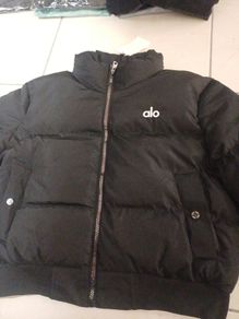 alo crop puff jacket