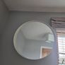 White Round Mirror Image 2