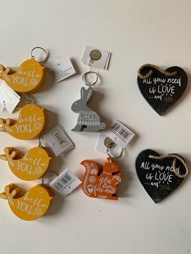 Keychains & Valentines balloons