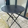 Sundso bistro outdoor table black Image 7