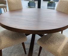 Round Dining Table, Ex Display Like New