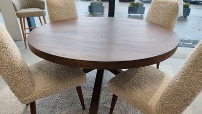 Round Dining Table, Ex Display Like New