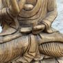 Vintage Carved Wooden Buddha. Image 3