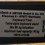 Keyboard stand K&M Image 3