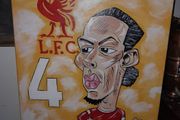 Large Liverpool painting on canvas