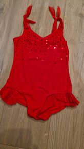 Red leotard, age 6
