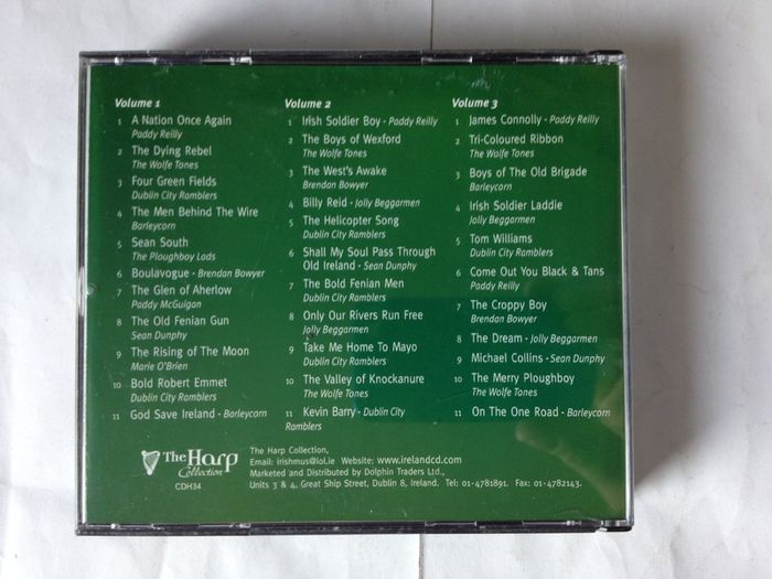 Irish Songs Of Freedom (The Harp Collection) [2004] (3CD Fatbox Album)