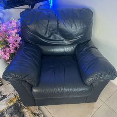 Italian leather armchair