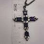 Vintage sterling silver Cross necklace Image 7