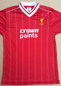 Liverpool retro Crown Paints football jersey