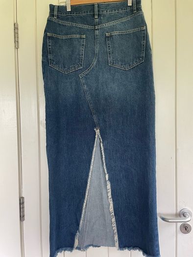 denim skirt maxi