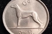 Ireland - 1955 - 6 Pence - Wolfhound - UNC - KM.13a - [2693]