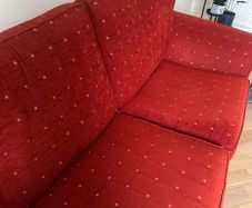 3 Seater Red Couch FTG
