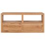 TV Cabinet 90x30x40 cm Solid Teak Wood Image 7