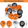 Halloween Party Decorations, 3pcs Happy Halloween Banner Pumpkin Ghost Banner and Halloween Balloons for Halloween Indoor Outdoor Image 4