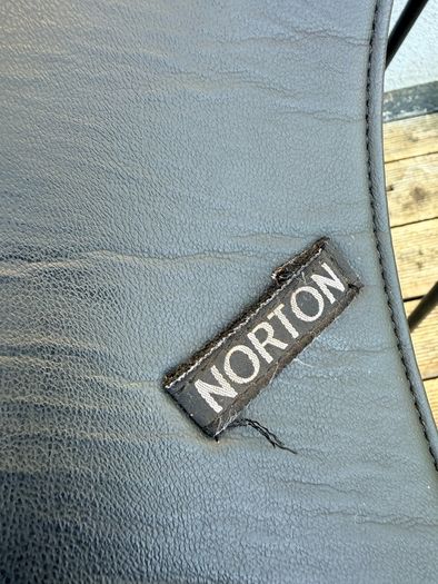 Norton 17 inch Medium GP Saddle Excellent Condition