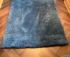 Large shaggy Blue Rugs