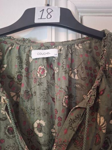 green cotton shirt