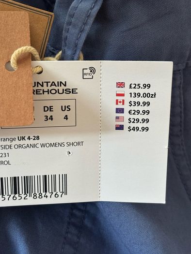Mountain Warehouse Bayside Women's Shorts UK 8