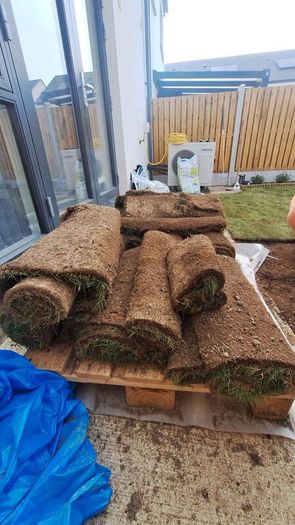 Turf lawn left-overs