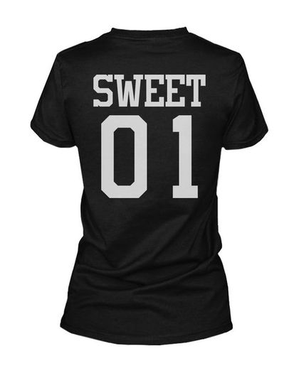 Sweet 01 Wild 01 Matching Best Friends T-Shirts