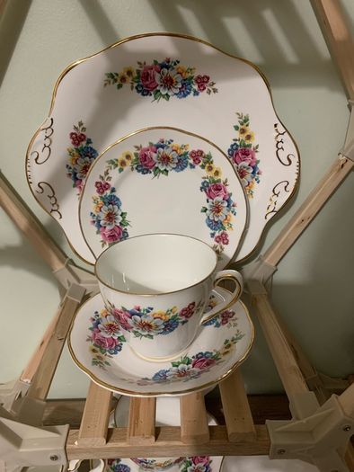 Antique 21 Piece Royal Tara China Tea Set   Teapot not for sale