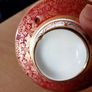 Arklow Pottery coffee set Gold Maroon pattern 2384 Image 9
