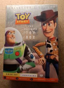 Disney's Pixar Toy Story The Ultimate Toy Box DVD Collectors Edition 3 Disc Set