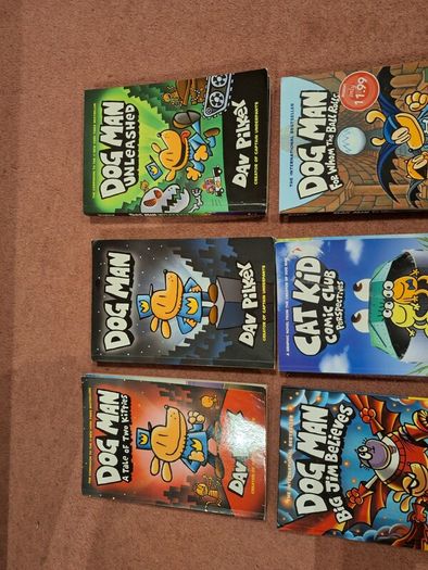 Dog Man & Cat Kid  and Cat Kid Books