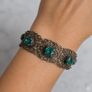 Rare Vintage Czech filigree Bracelet Image 6