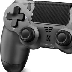 Wireless Controller For PS-4, Controller Wireless for PS-4 Pro/Slim/PC, Bluetooth Gamepad Joystick with Dual Vibration Touch Panel 3.5mm Audio Jack Six-Axis, Gray
