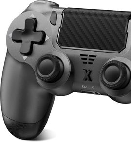 Wireless Controller For PS-4, Controller Wireless for PS-4 Pro/Slim/PC, Bluetooth Gamepad Joystick with Dual Vibration Touch Panel 3.5mm Audio Jack Six-Axis, Gray