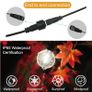 FREE EXPRESS SHIPPING Outdoor String Lights Mains Powered, 50Ft Waterproof IP65 Garden String Lights, 25+2 G40 Globe Bulbs Image 3