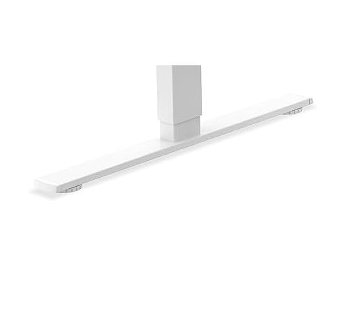 Electric Standing Desk 120x60cm Sit Stand Table Height Adjustable with Backpack Hook and Memory Smart Pannel, Home Office, White