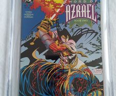 Batman Sword of Azrael Marvel Issue 2  CBCS / CGC 9.6 Certified Graded Comic Framed  DC