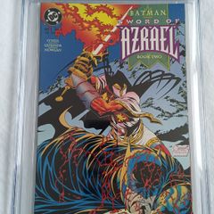 Batman Sword of Azrael Marvel Issue 2  CBCS / CGC 9.6 Certified Graded Comic Framed  DC